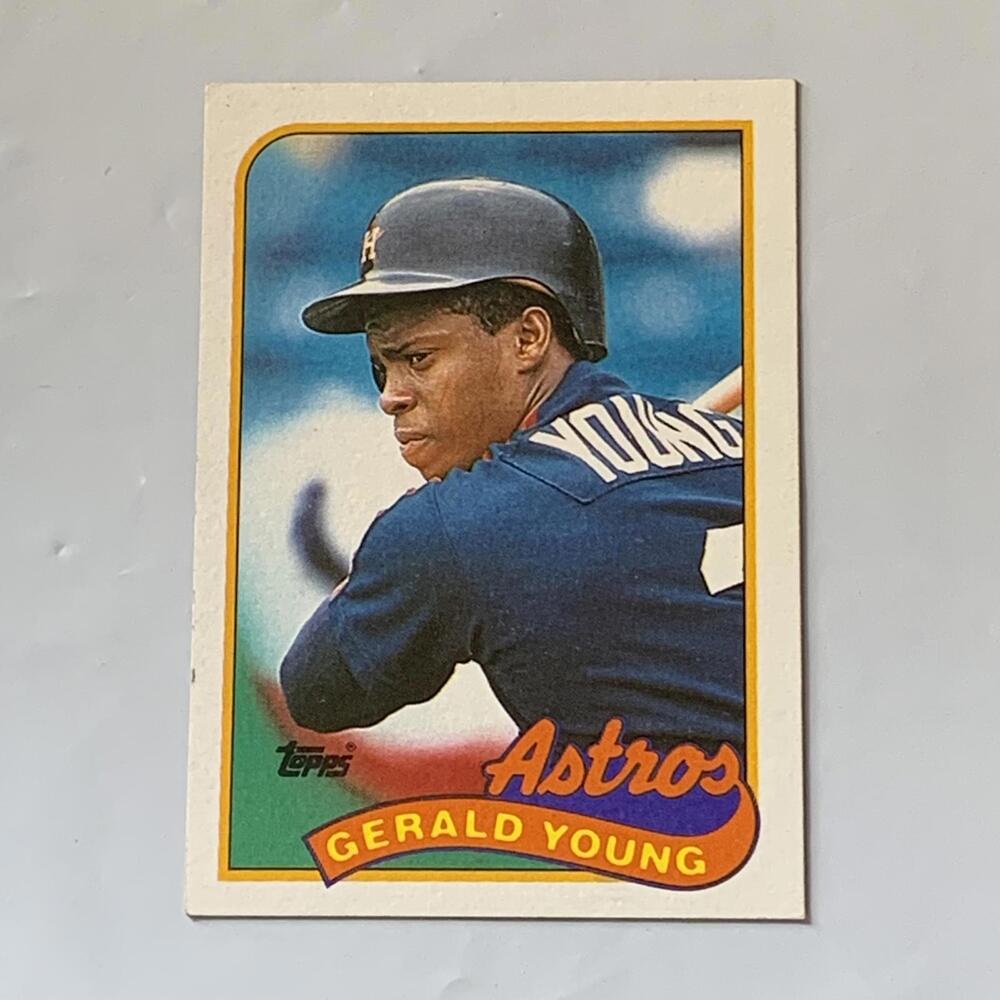1989 Topps Gerald Young Astros Baseball Card #95‎